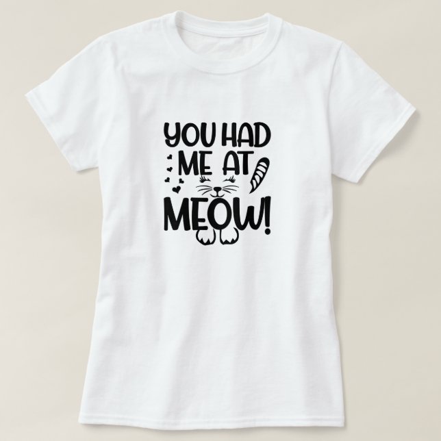 Cat Lovers T - Shirt (Design vorne)