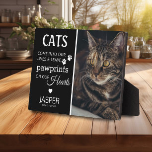 Cat Lovers Tribute   Memorial Keepake Fotoplatte