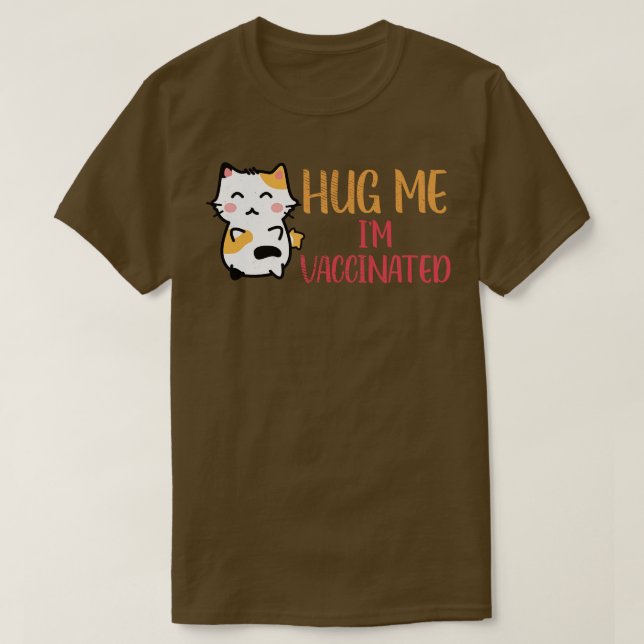 Cat Lovers Vaccected Süße Tier SelfCare T-Shirt (Design vorne)