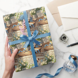 Cat Lovers Vatertag Wünsche für Katzen-Vater Geschenkpapier