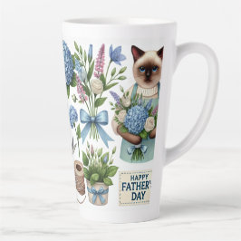 Cat Lovers Vatertag Wünsche für Katzen-Vater Milchtasse