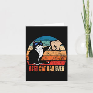 Cat Loving Daddy Vathers Day Gift Mens None Best C Karte