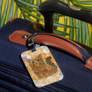 Cat Luggage Tag Gepäckanhänger
