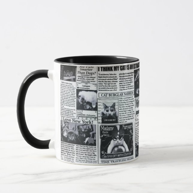 Cat Magazine Tasse (Links)
