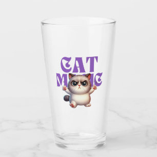 Cat Magic Glass Cup Glas