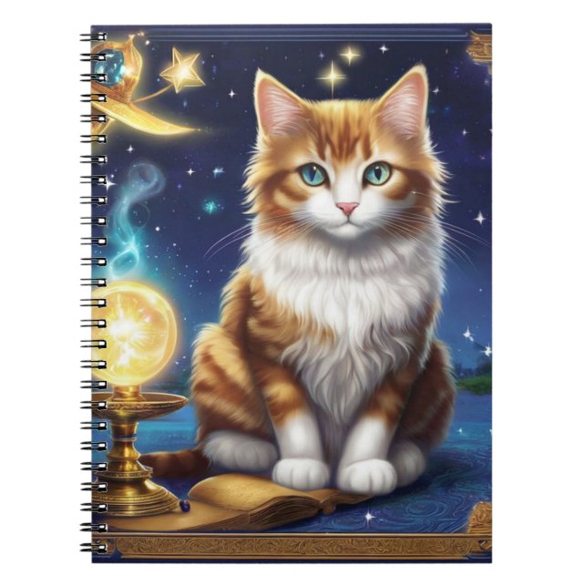 Cat Magic Notizblock (Vorderseite)