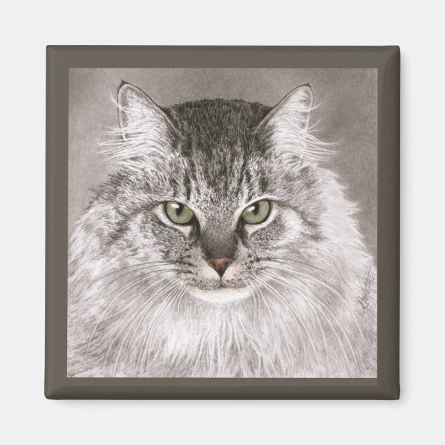 Cat Magnet - "Merlin" (Vorne)