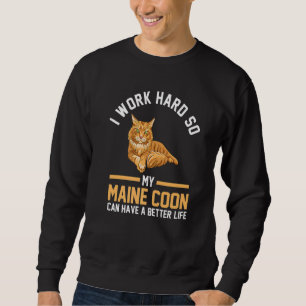 Cat Maine Coon Sweatshirt