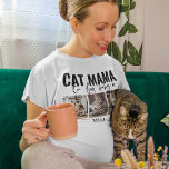 Cat Mama | 3 FotoCollage T-Shirt<br><div class="desc">Zeigen Sie mit dem Cat Mama 3 Foto Collage T - Shirt Ihre Liebe Ihres Pelzbabys stilvoll ab. Unser T - Shirt enthält eine exklusive Vorlage mit 3 Fotos Ihrer Katze und dem Text "CAT MAMA TO FUR BABY" und dem Namen Ihrer Katze, damit Sie Ihre Liebe für Ihr Haustier...</div>