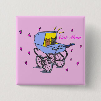 Cat Mama Abzeichen Button