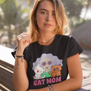CAT MAMA ART T - SHIRT T-SHIRTS von FRAUEN