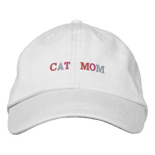 Cat-Mama Bestickte Baseballkappe