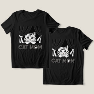 Cat Mama Black T - Shirt