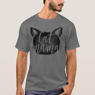 CAT MAMA BLACK T-Shirt