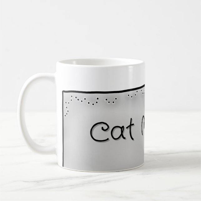 Cat Mama Cat Chomping Kaffeetasse (Links)