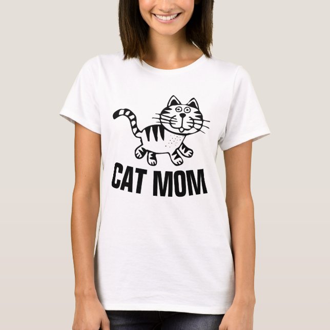 CAT-MAMA, Cat Lover T - Shirt (Vorderseite)