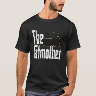 Cat Mama Catmother Black Cat Mutter Kitty Mommy 7 T-Shirt