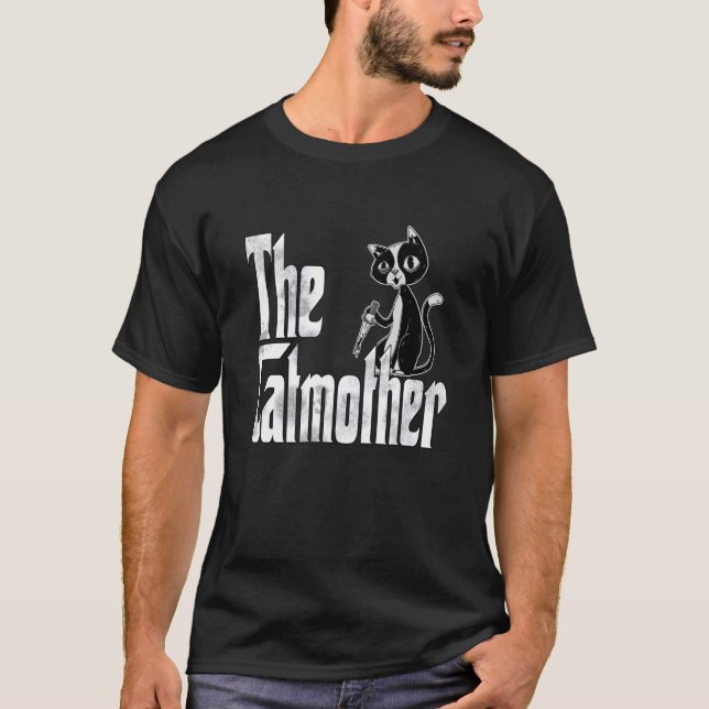 Cat Mama Catmother Crazy Knife Katze Mutter Mama T-Shirt (Vorderseite)