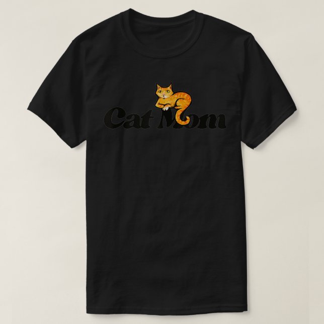 Cat Mama Caturday Designs Fun Orange Tabby Tank To (Design vorne)