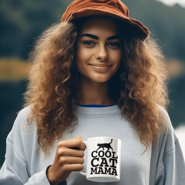 CAT MAMA cool Katzenmama Kaffeetasse (Von Creator hochgeladen)