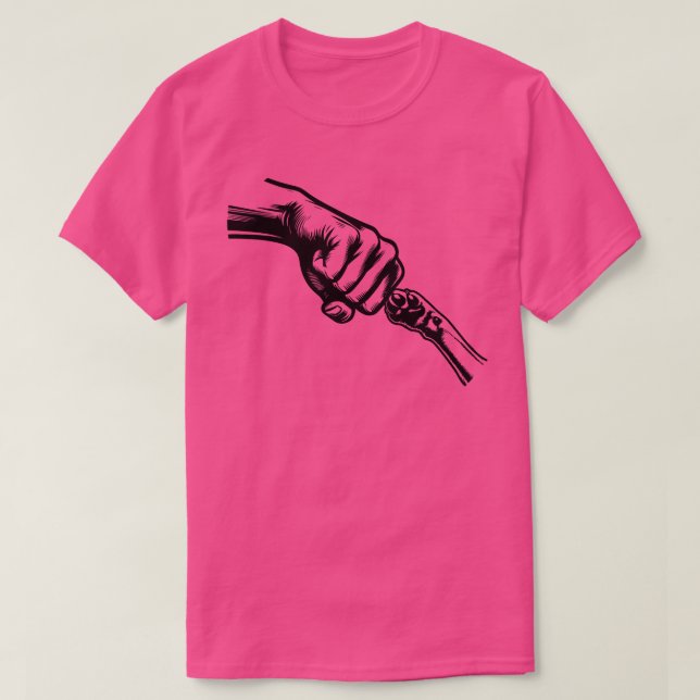 Cat Mama Fist Bump Shirt (Design vorne)