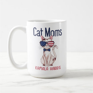 Cat-Mama für Kamala Harris | 2024 Kaffeetasse