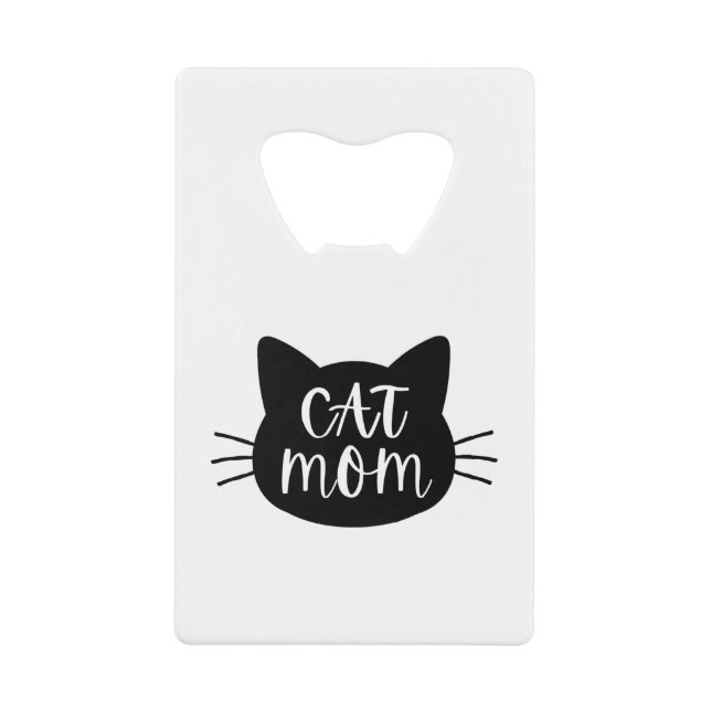 Cat-Mama Geldbeutel Flaschenöffner (Vorderseite)