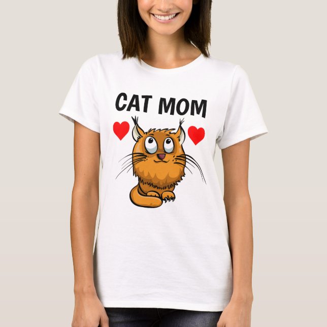 CAT-MAMA, GINGER CAT-T - SHIRT (Vorderseite)