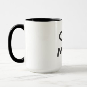 Cat Mama Herzdesign Minimalistisch Cat Lover Tasse