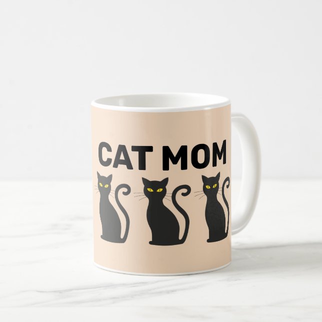 CAT-MAMA KAFFEE-MUGS KAFFEETASSE (VorderseiteRechts)