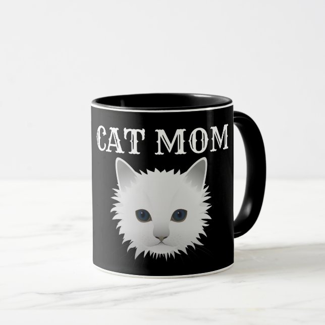 CAT-MAMA KAFFEE-MUGS TASSE (VorderseiteRechts)