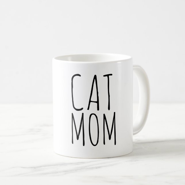 CAT-MAMA-Kaffeebeutel Tasse (VorderseiteRechts)