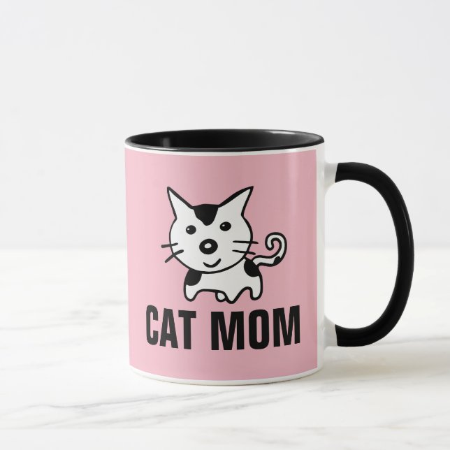 CAT-MAMA-Kaffeepause Tasse (Rechts)