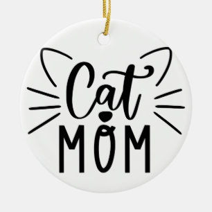 Cat-Mama Keramik Ornament