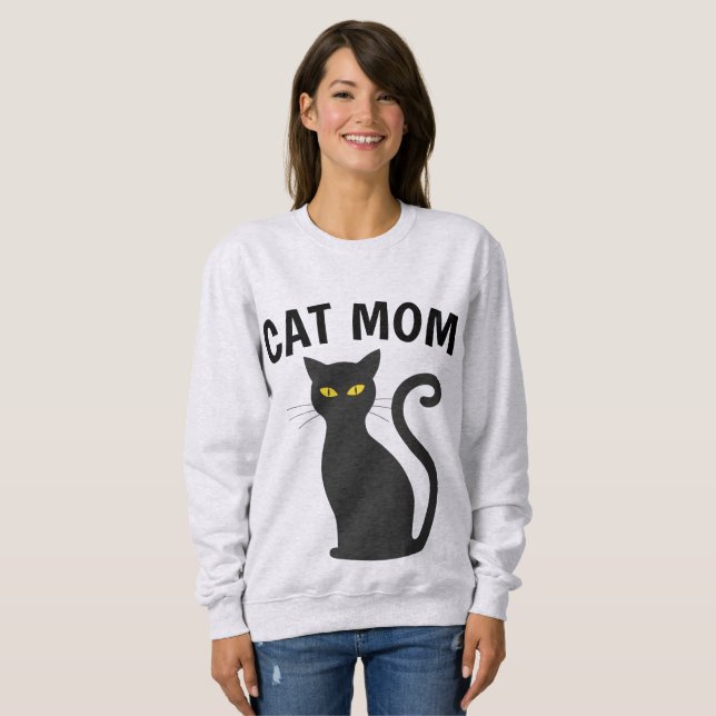 CAT MAMA Ladys T - Shirt (Vorne ganz)
