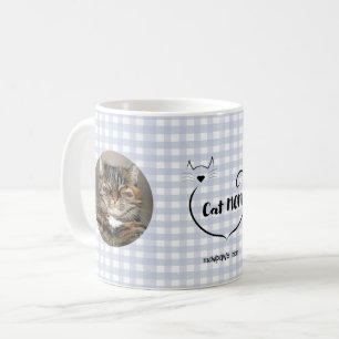 Cat Mama Liebe Form und einfaches Skript Kaffeetasse