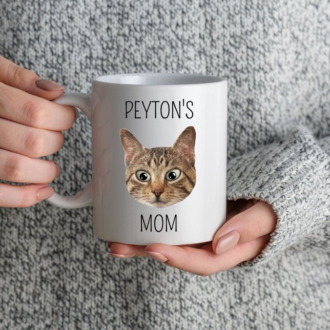 Cat Mama liebt Frauen im Gesicht Muttertag Tasse (Von Creator hochgeladen)