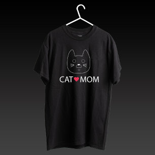 Cat Mama Mutter Lover Mama Kitty Niedlich Gewitter T-Shirt