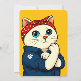 Cat Mama Mütter Tag Einladung