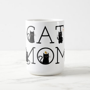 Cat Mama Niedlich Black Cats Kaffee Tasse