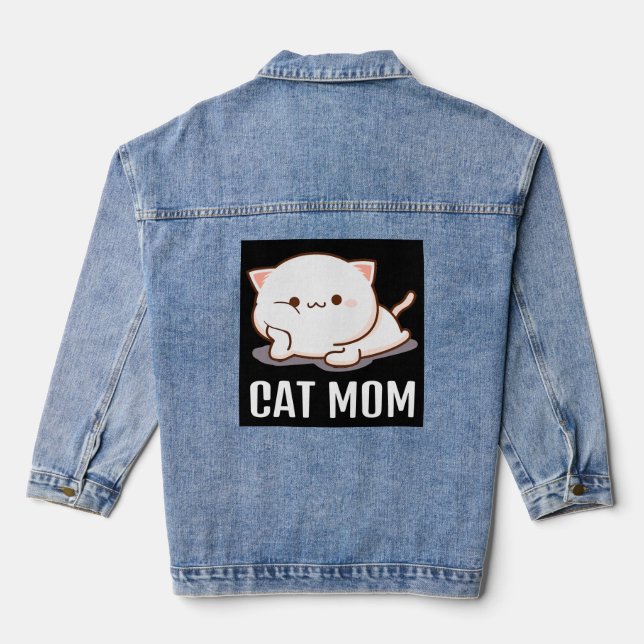 CAT-MAMA NIEDLICH DENIM JACKET JEANSJACKE (Rückseite)