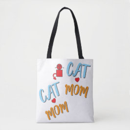 Cat Mama Niedlich Feline mit optionaler Personalis