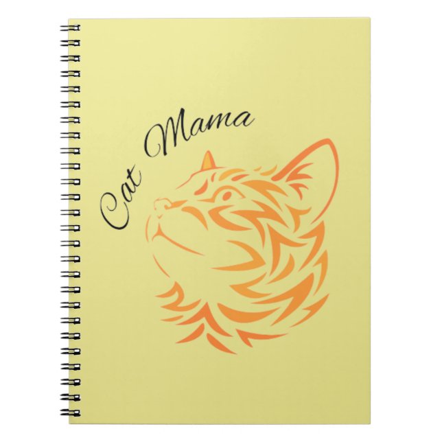 Cat Mama Notizblock (Vorderseite)