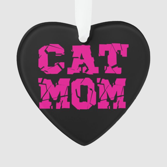Cat-Mama Ornament (Vorderseite)