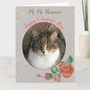 Cat Mama Personalisiert Valentine Überraschung Karte