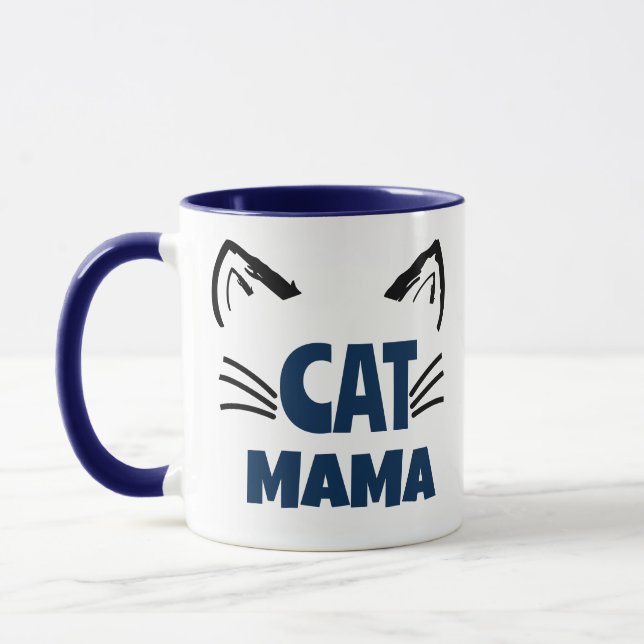 Cat Mama, Pet Lovers Cat Mama Graphic Tasse Design (Links)