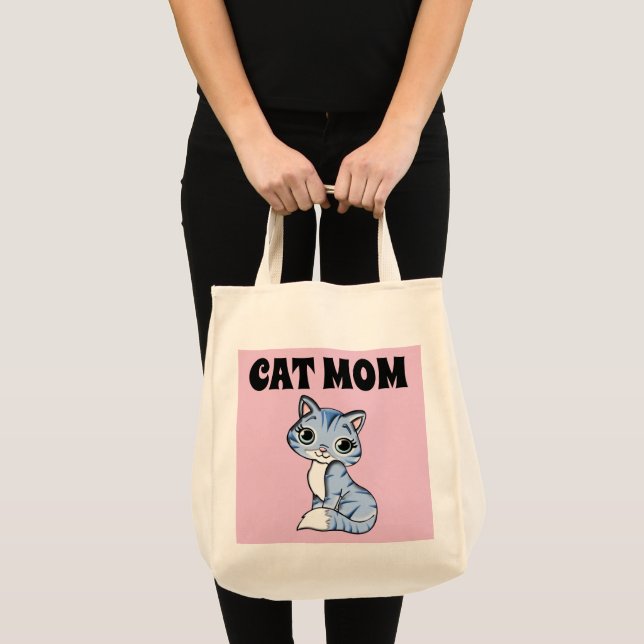 CAT MAMA PINK TASCHE HANDBAG PURSE (Vorderseite (Produkt))
