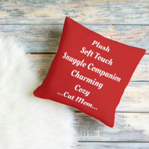 Cat Mama Plush Soft Charme Gemütliches Niedliches  Kissen