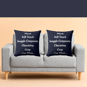 Cat Mama Plush Soft Charming Gemütliches Niedliche Kissen