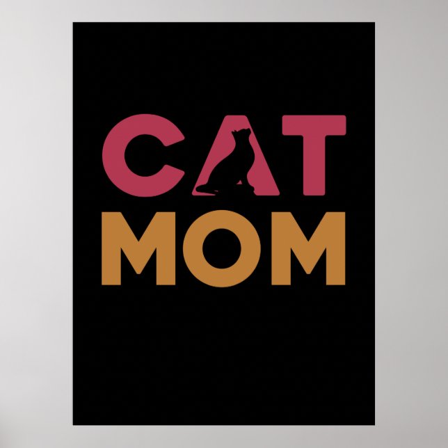 Cat-Mama Poster (Vorne)